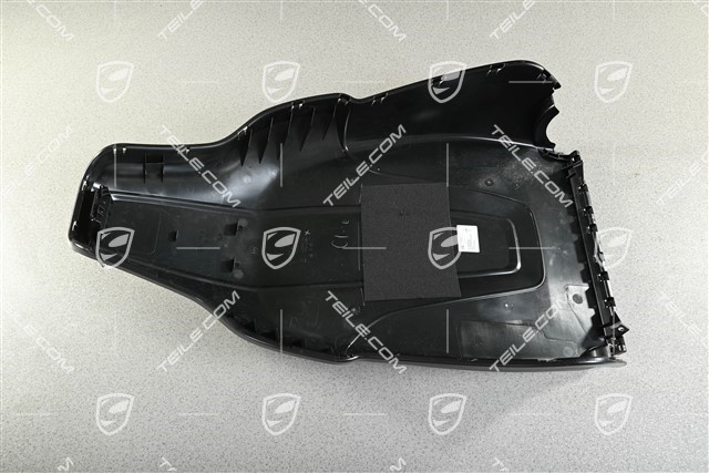 Front seat backrest shell, Rear seat entertainment, Black, L=R