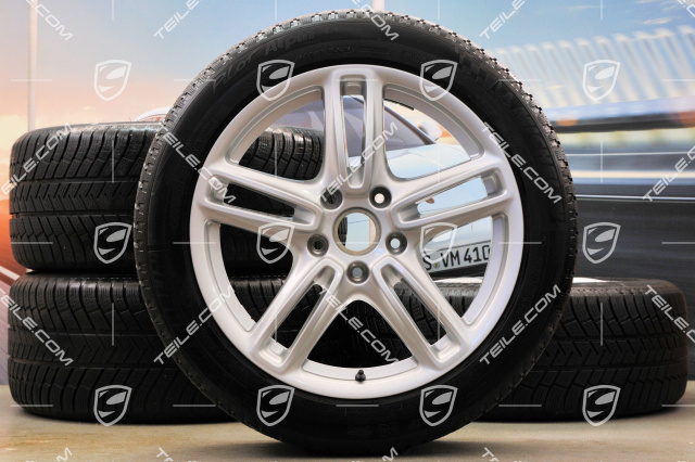 19-inch TURBO winter wheel set, wheels 9J x 19 ET 60 + 10J x 19 ET61 + NEW Michelin winter tyres 255/45 R19+285/40 R19