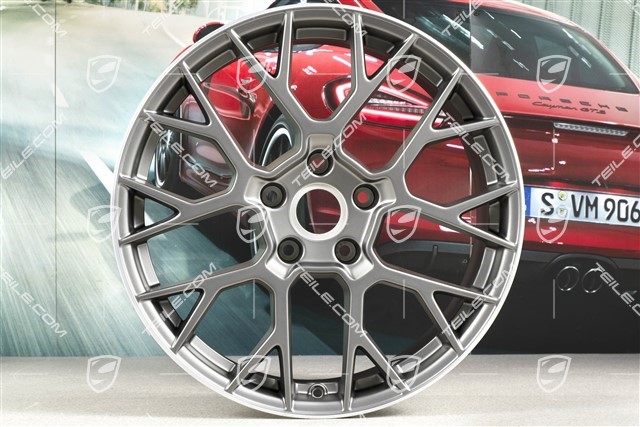 20-inch RS Spyder wheel rim, 8,5J x 20 ET53, platinum satin matt