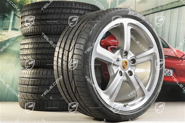 20" Komplet kół letnich SportTechno, 9J x 20 ET51 + 11,5J x 20 ET68 + NOWE opony Pirelli P-Zero 245/35 ZR20 + 305/30 ZR20