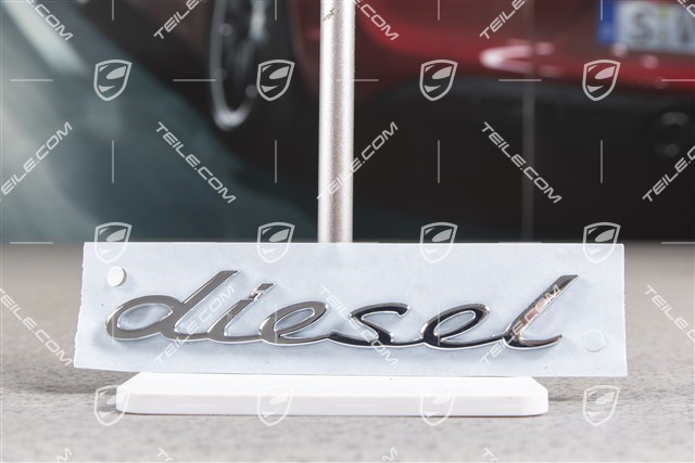 Logo "Diesel", Chrom, lateral, R