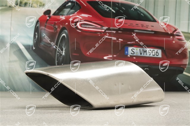Turbo, exhaust system tail pipe, outer, R