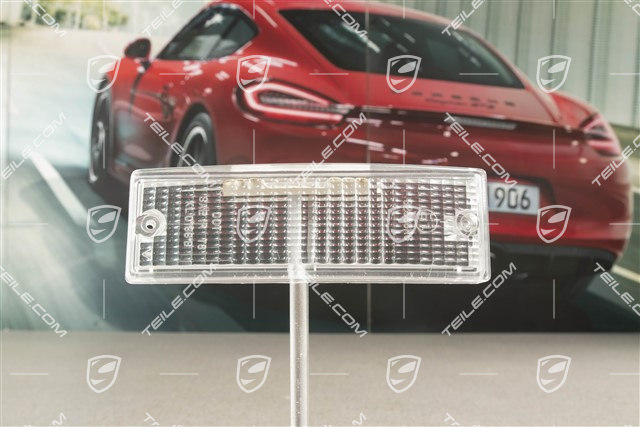 Turn signal lens, white, L=R