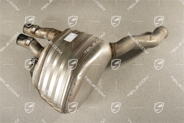 4,0L, Exhaust Muffler, without tail pipe, L