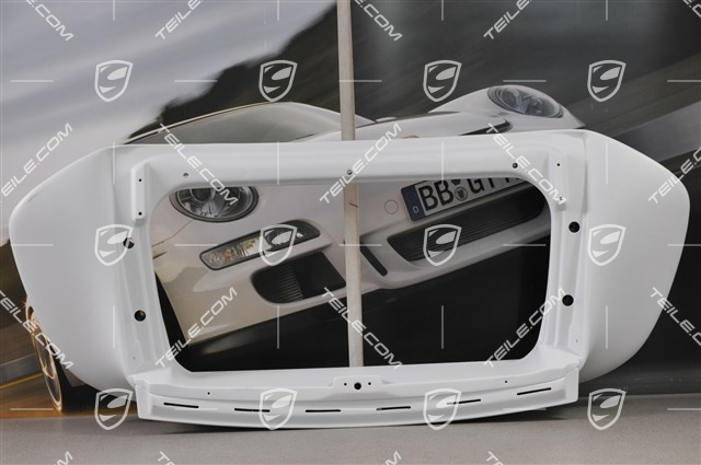 Turbo rear spoiler, incl. rear bonnet (engine lid), without grille