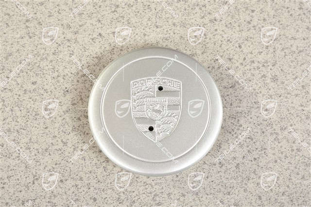 Hub cap, silver painted, for internal diameter 71mm