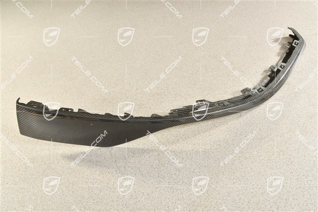 Rear bumper spoiler / lower part trim, Sport Design Carbon, R