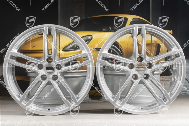 19"-inch alloy wheel set Macan Turbo/Sport Design, 8,5J x 19 ET21 + 9J x 19 ET21
