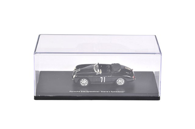 Porsche 356 Speedster #71 Steve's Speedster / Mc Queen, black, Schuco, scale 1:43