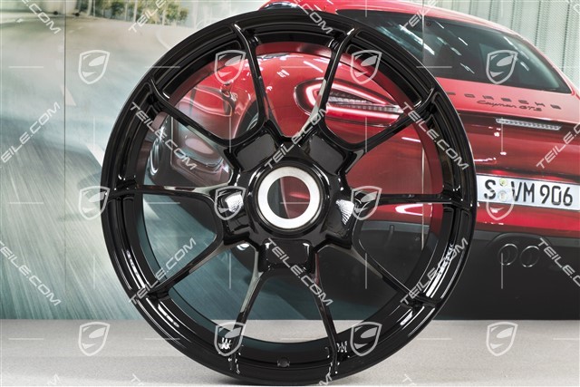20" 911 Turbo S Exclusive Design Felge, 11,5J x 20 ET56, schwarz hochglanz