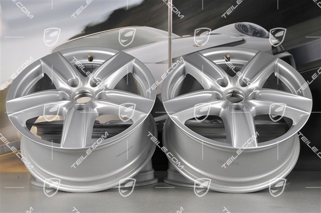 18-inch Cayenne S III wheel set, 8 J x 18 ET 53