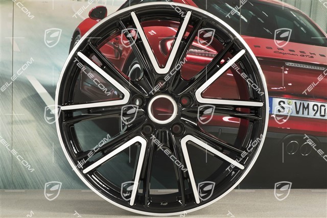 20-inch wheel rim Exclusive Design, 10,5J x 20 ET71, for winter use, black high gloss