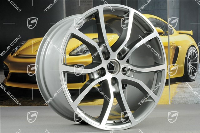 21-inch wheel rim set Cayenne ExclusiveDesign, 11J x 21 ET58 + 9,5J x 21 ET46