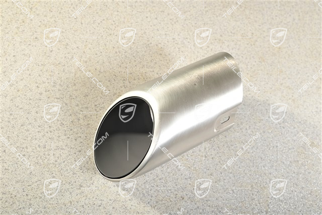 Tailpipe, Panamera Hybrid, silver, R