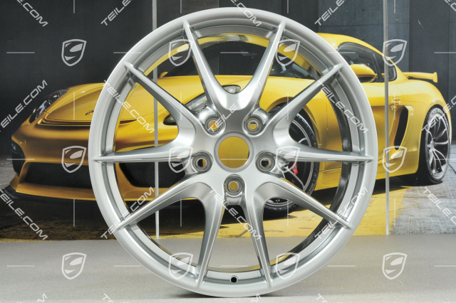 20-inch wheel rim set, Carrera S III, 8J x 20 ET57 + 9,5J x 20 ET45, Brilliant chrome finish