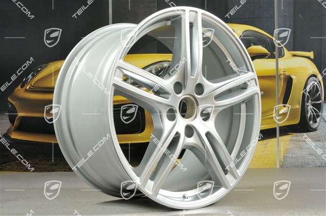 20-inch wheel rim set Turbo, 10,5J x 20 ET71 + 9,5J x 20 ET71, for winter use, Brilliant chrome