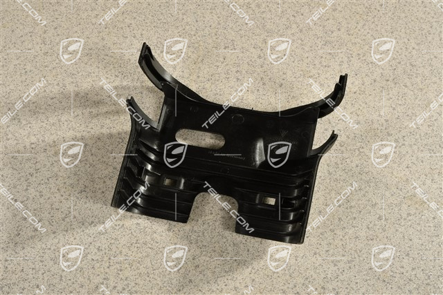 Steering column switch housing, lower part, lacquered, Black