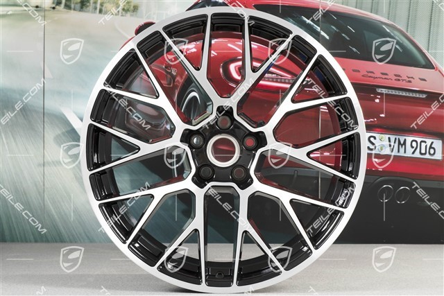 20-inch alloy wheel RS-Spyder Design, 9J x 20 H2 ET 26 + 10J x 20 H2 ET19, black high gloss