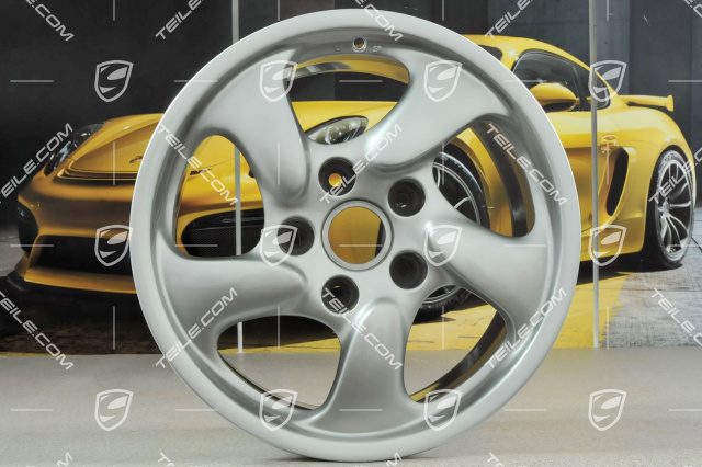 17-inch Boxster S wheel set, 7J x 17 ET55 + 8,5J x 17 ET50