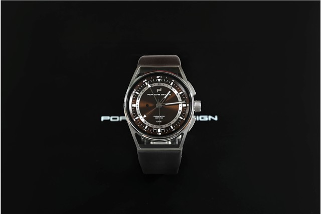 Porsche Design 1919 World Time UTC, Titanium & Brown