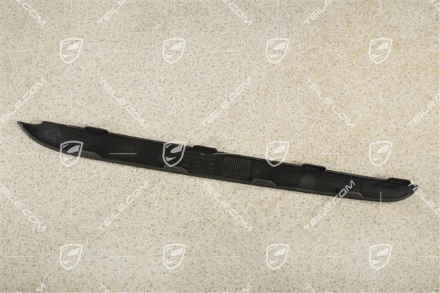 Trim, lateral, Black matte, R