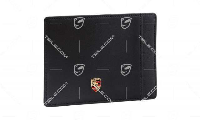 Credit card holder crest (car interior leather)