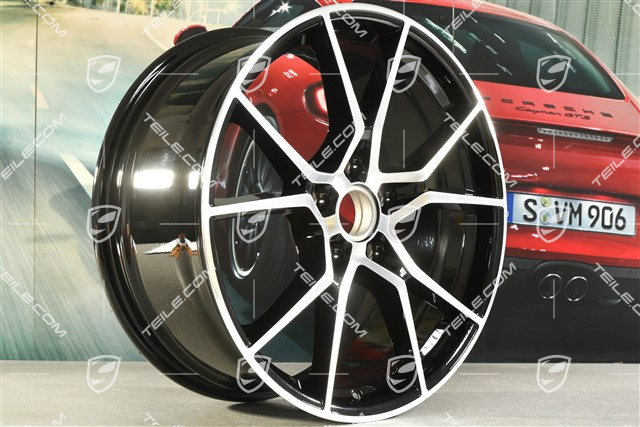 20-inch wheel rim, Cayenne S, 9J x 20 ET50, black high gloss