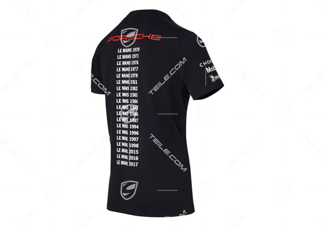 Le Mans Winner T-Shirt Unisex, Hattrick #19, black S  46/48