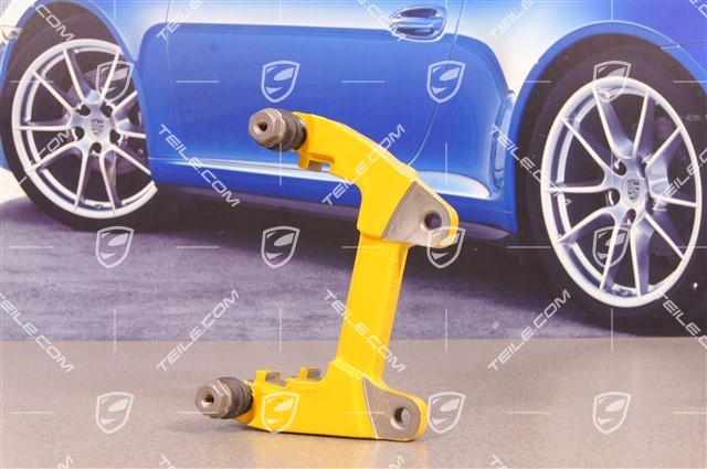 Rear calliper carrier, yellow, PCCB ceramic brakes, L