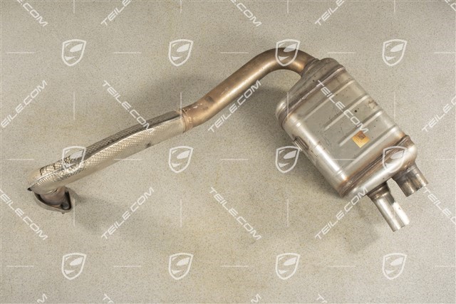 Main exhaust muffler, R