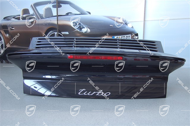 Turbo engine lid, incl. rear spoiler, complete