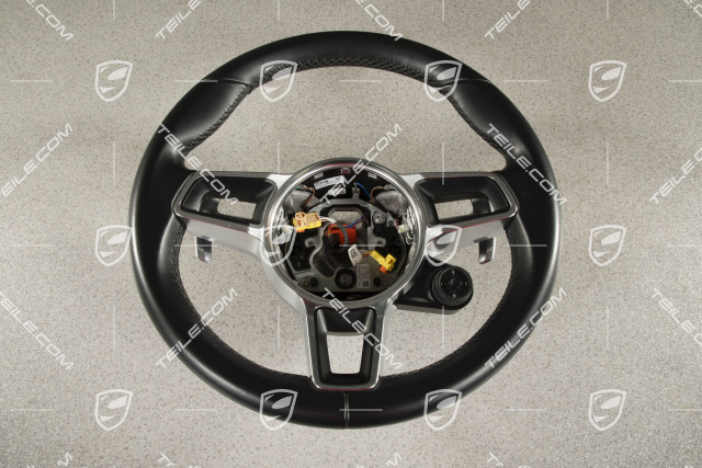 Basic steering wheel, Sport Chrono Package Plus, PDK, black