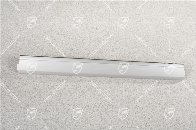 Dashboard trim / moulding, Passanger's side, Brushed Aluminium