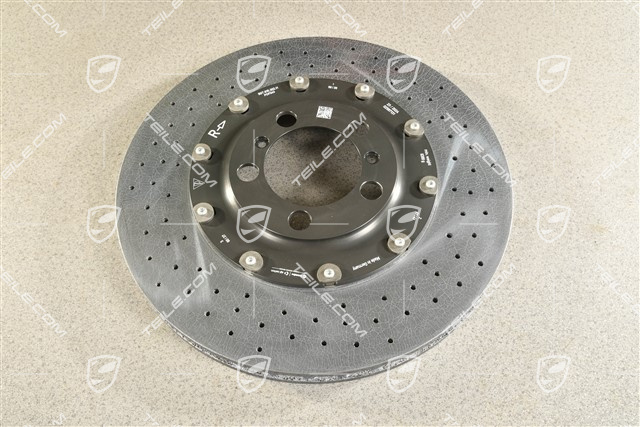 GT3 / GT3RS / S/T, PCCB Brake disc, front axle, R