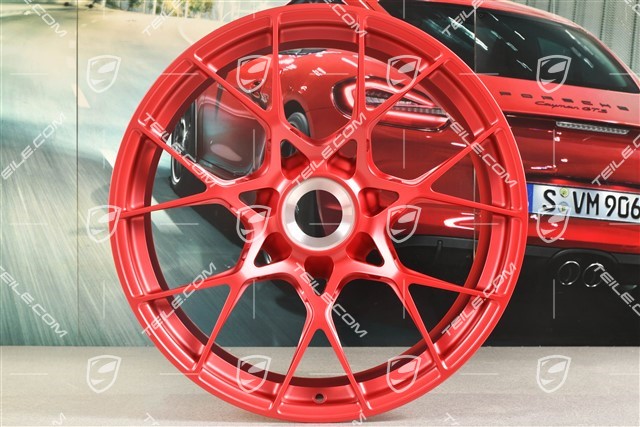 20" felga GT3RS, 10J x 20 ET45, czerwony Pyro Red