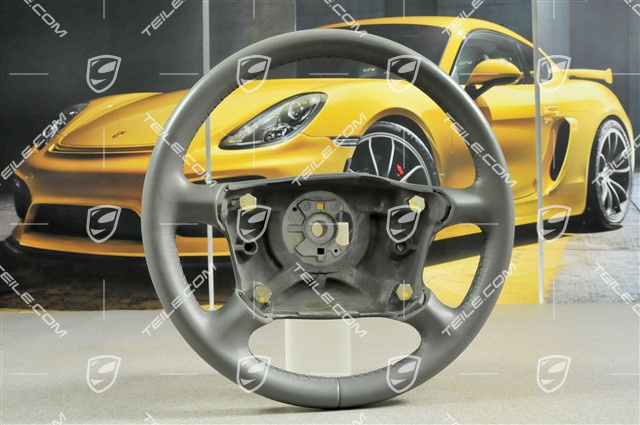 4-spoke steering wheel, leather, "graffiti" grey 4-spoke steering wheel, leather, "graffiti" grey