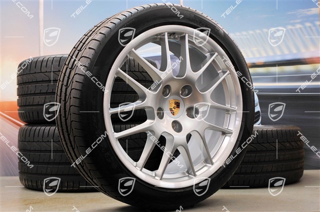 20-inch RS Spyder summer wheel set, front 9,5J x 20 ET65 + rear 11J x 20 ET68 + Pirelli PZero summer tyres 255/40 ZR20 + 295/35 ZR20, with TPMS sensor