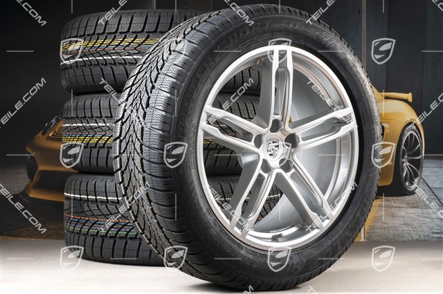 19-inch "Macan Turbo" winter wheels set, rims 8J x 19 ET21 + 9J x 19 ET21, Dunlop winter tyres 235/55 R 19 + 255/50 R 19, with TPMS