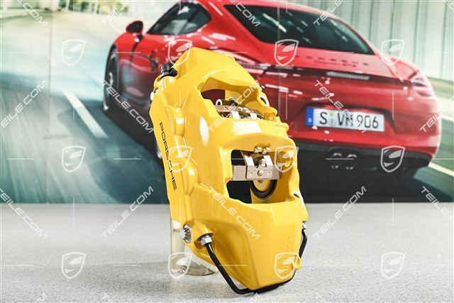 718 Spyder / Spyder RS, Zacisk tylny PCCB / hamulce ceramiczne, żółty, R