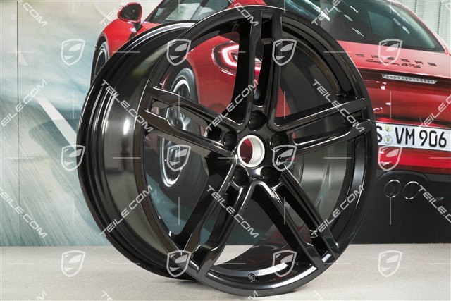 19" wheel, Turbo/Sport Design, 9J x 19 ET21, black high gloss
