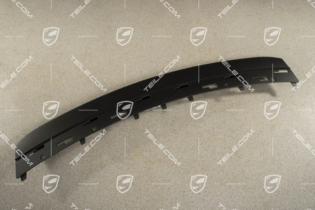 Front bumper lip spoiler, Cover, GTS, Sport Design, Black matte