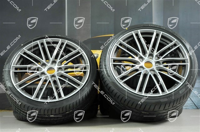 20" Turbo IV koła letnie, komplet, felgi 8,5J x 20 ET49 + 11,5J x 20 ET76 + opony letnie 245/35 R20 + 305/30 R20