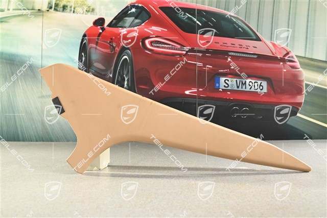 Mittelkonsole, Blende, seitlich, Leder Luxorbeige, R