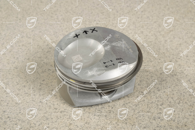 Piston complete with piston rings, snap rings / circlips, piston pin / Cyl. 1-4 560-565 G, S / GTS