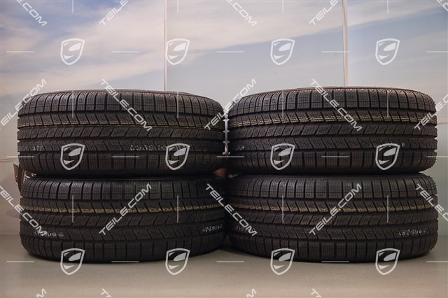 19-inch Cayenne Turbo winter wheel set, wheels 8,5 J x 19 ET59 + Pirelli tyres 265/50 R19, with TPMS sensors