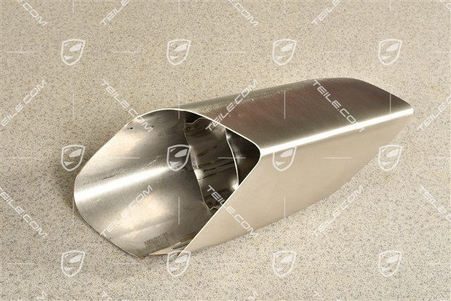 Turbo, exhaust system tail pipe, outer, R