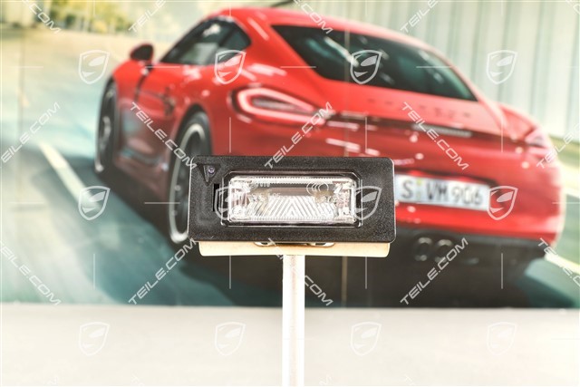 Number plate light, L=R