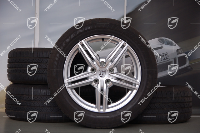 19-inch Cayenne Design II all-season wheel set, 4 wheels 8,5 J x 19 ET 59 + 4 all-season Good Year tyres 265/50 R 19 110V XL M+S, without TPMS