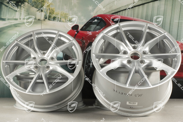 20" Carrera S (IV) komplet felg, felgi 8,5 J x 20 ET49 + 11,5 J x 20 ET76, do użytku z oponami letnimi