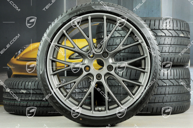 20" RS SPYDER Design koła letnie, komplet, felgi 8,5J x 20 ET49 + 11,5J x 20 ET76 + opony letnie Pirelli P-Zero 245/35 R20 + 305/30 R20